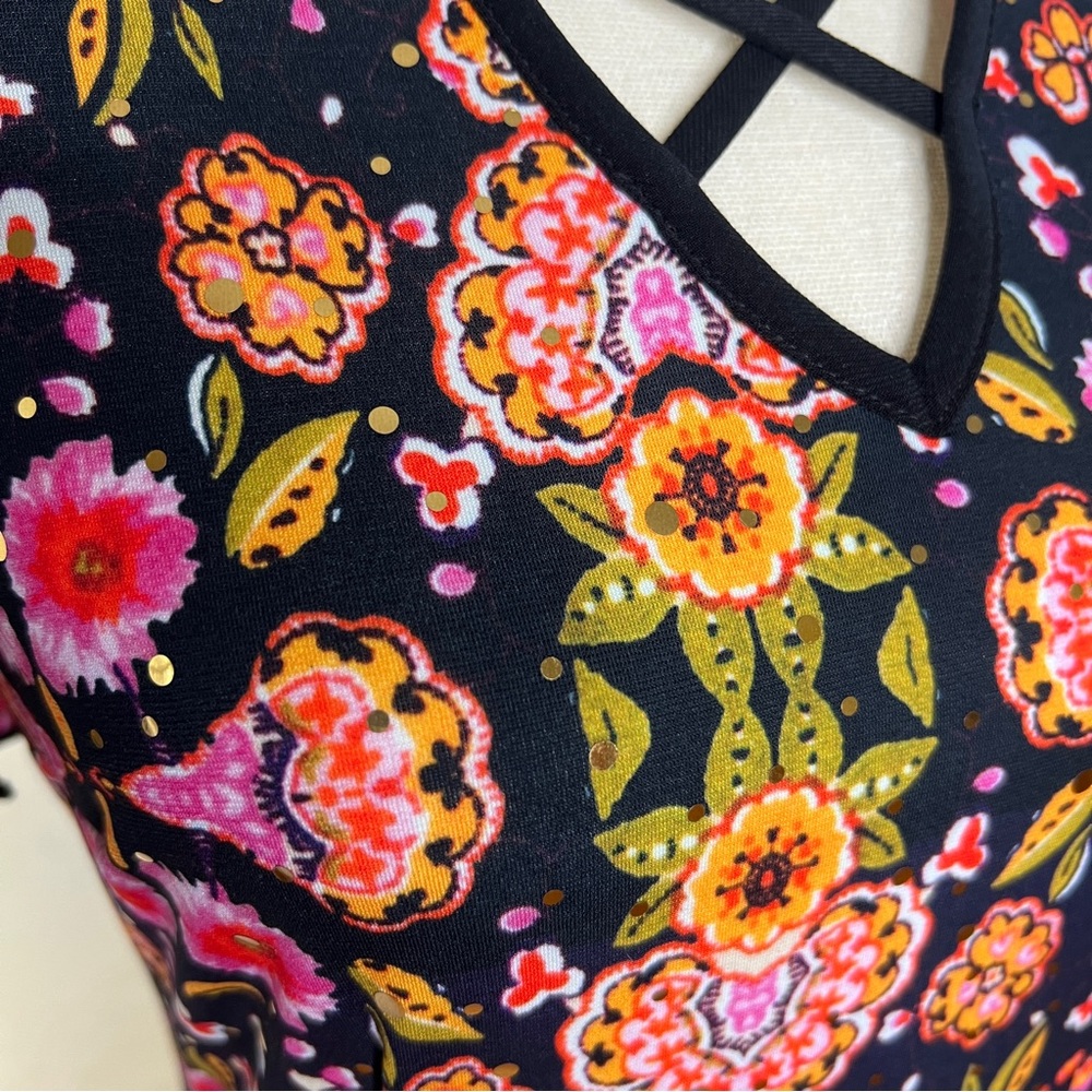 Joseph Ribkoff Multicolor Patterned Midi Dress - image 2